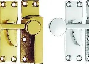 Superior Brass Sash Window Fastener Classic Style CP SUP33018