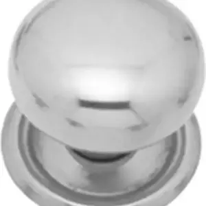 Superior Brass Round Cupboard Knob CP 25mm SUP33032