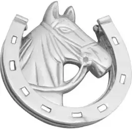 Superior Brass Horse Knocker CP 125mm SUP33037