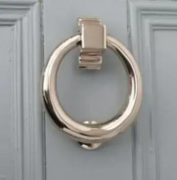 Superior Brass Contemporary Ring Knocker CP 110mm SUP33053