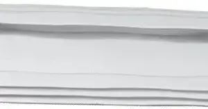 Superior Brass Letter Plate Edged CP 90x280mm SUP33066
