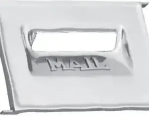 Superior Brass Letter Plate Front CP 165x240mm SUP33069