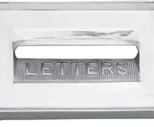 Superior Brass Letter Plate Front CP 165x240mm SUP33075