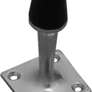 Superior Brass Door Stop Wall Mount CP 75mm SUP33079