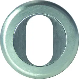 Superior Brass Architectural Oval Escutcheon Rnd Edge CP 51mm SUP33708