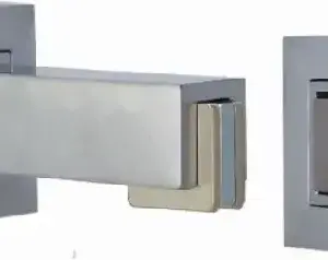 Superior Brass Door Stop Magnetic Wall Mount Square CP 75mm SUP33729