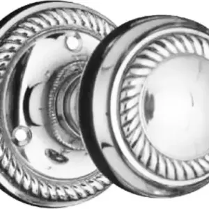 Superior Brass Knob Latch Georgian CP 57mm SUP34006