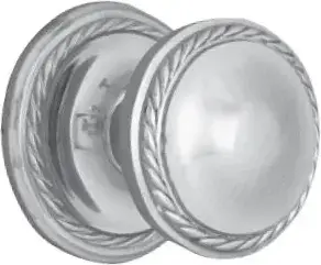 Superior Brass Centre Door Knob Geo CP 65mm SUP34007