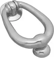 Superior Brass Contemporary Knocker Oval CP 110x85mm SUP34024