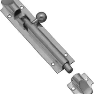 Superior Brass Barrel Bolt Tapered CP 150mm SUP34275