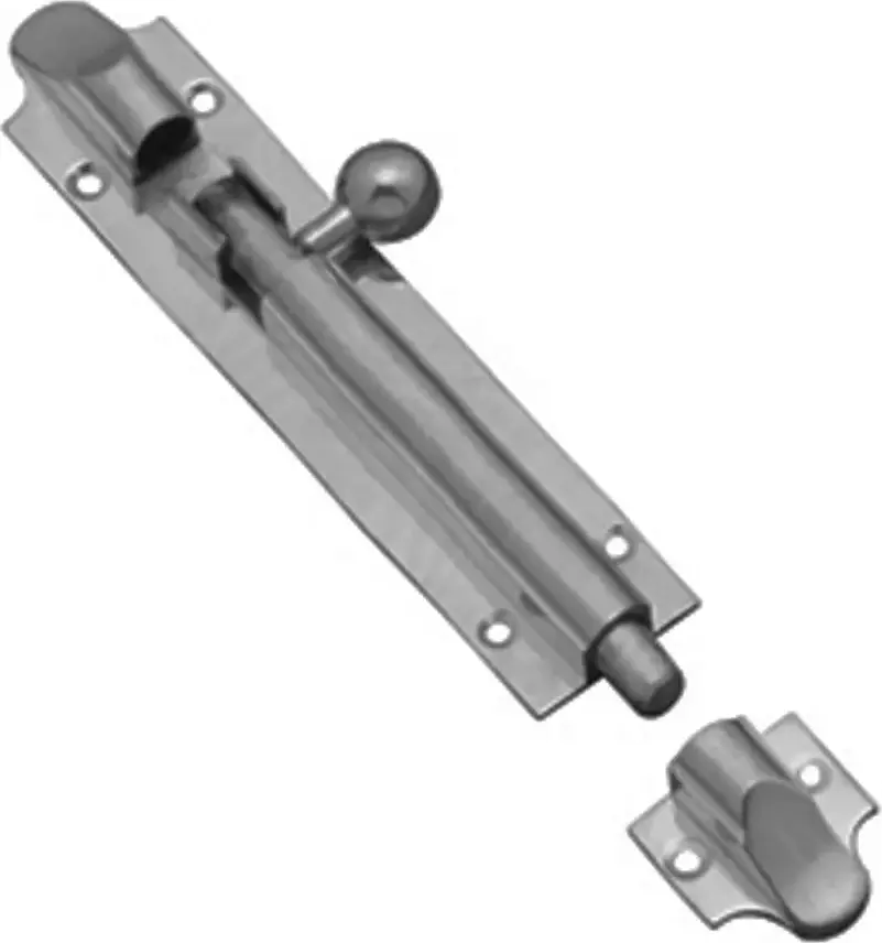 Superior Brass Barrel Bolt Tapered CP 150mm SUP34275
