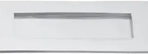 Superior Brass Letter Plate CP 75x205mm SUP34400