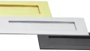 Superior Brass Letter Plate CP 100x375mm SUP34401