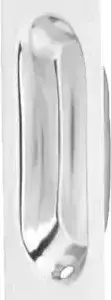 Superior Brass Flush Pull Sq CP 110x35mm SUP34469