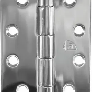 Superior Brass Butt Hinge Fixed Pin inc screws pair PSS 100x100x25mm SUP35109