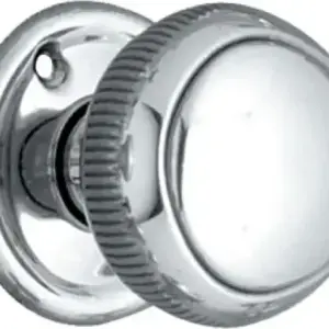 Superior Brass Milled Edge Knob CP 45mm SUP37005