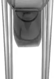 Superior Brass Art Deco Knob Latch CP 184x53mm SUP37043