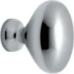 Superior Brass Cupboard Knob Pull CP 25mm SUP38659