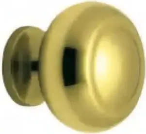 Superior Brass Cupboard Knob Pull CP 25mm SUP38674