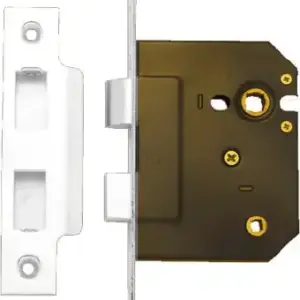 Superior Brass Bathroom Mortise Lock CP 45mm SUP39102