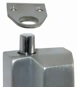 Superior Brass Patio Bolt SF 20mm throw C4 CP 40x40mm SUP39112