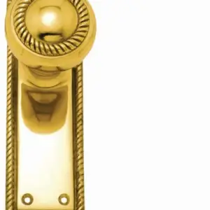 Superior Brass Knob Latch Georgian PB 110x50mm SUP4002