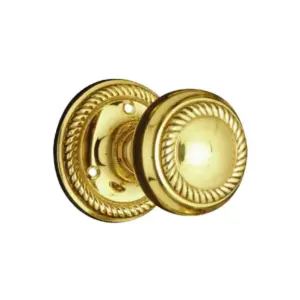 Superior Brass Knob Latch Georgian PB 57mm SUP4006