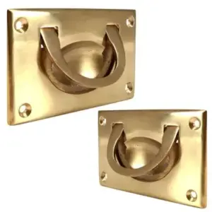 Superior Brass Military Chest Handle PB 70x45mm SUP4019