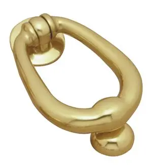 Superior Brass Contemporary Knocker Oval PB 150x100mm SUP4025
