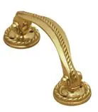 Superior Brass Pull Handle Georgian PB 100mm SUP4038