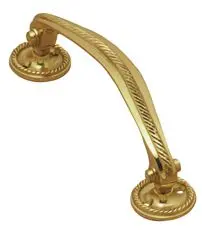 Superior Brass Pull Handle Georgian PB 175mm SUP4039