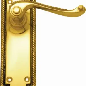 Superior Brass Lever Latch Georgian PB 175x50mm SUP4058