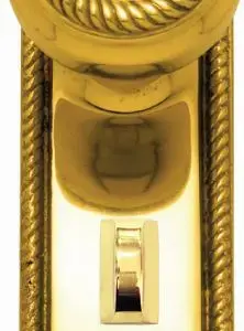Superior Brass Knob Lock Privacy Bathroom PB 175x50mm SUP4071P