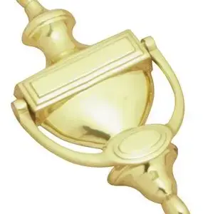 Superior Brass Victorian Edwardian Knocker PB 200mm SUP4094