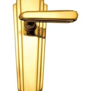 Superior Brass Art Deco Lever Latch Passage Set PB 203x63mm SUP4100