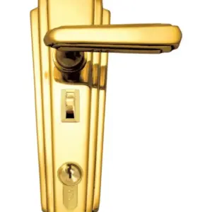 Superior Brass Lever Lock punched to suit myLock PB 203x63mm SUP4100M