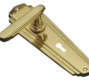 Superior Brass Scroll Knob Set Suits Old Style Skeleton Key 57mm SUP4101
