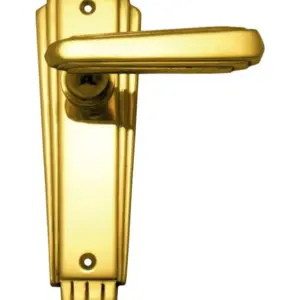 Superior Brass Art Deco Lever Latch Passage Set PB 184x53mm SUP4103