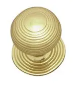 Superior Brass Cupboard Knobs Per 2 PB 23mm SUP4145