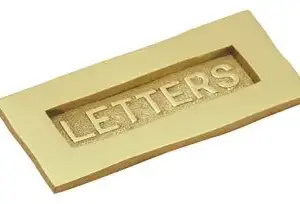 Superior Brass Letter Plate PB 85x195mm SUP4148