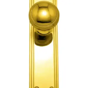 Superior Brass Knob Latch Edged Passage Set PB 150x50mm SUP4161