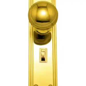Superior Brass Knob Lock Privacy PB 150x50mm SUP4161P