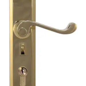 Superior Brass Lever Lock punched to suit myLOCK PB 200x50mm SUP4169M