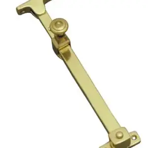 Superior Brass Casement Stay Telescopic Extendible Locking Pin PB 300mm SUP4182