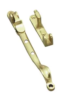 Superior Brass Casement Stay PB 140mm SUP4184
