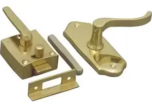 Superior Brass Fly Wire Lever Lock PB SUP4229