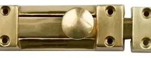 Superior Brass Heritage Classical Solid Brass Door Bolt PB 115x35mm SUP4261