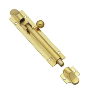 Superior Brass Barrel Bolt Tapered PB 100mm SUP4274