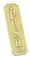 Superior Brass Push Sign PB 115x35mm SUP4288