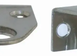 Superior Brass Angle Flat Keeper suit Barrel Bolts PB SUP4305